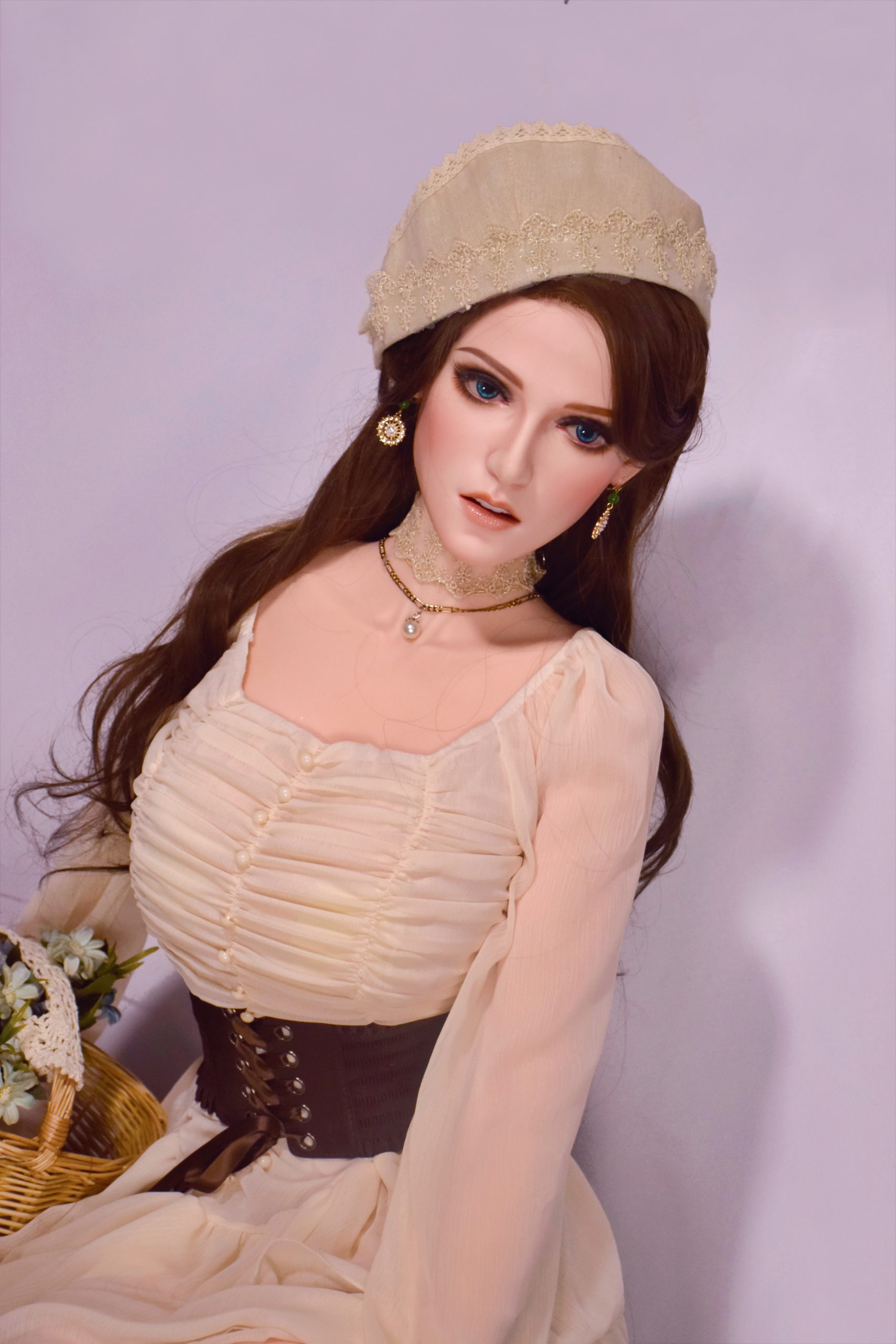 4ft92/150cm Premium Silicone Doll Lena Davis