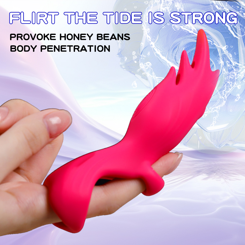 Erotic Vibrating Massage Finger Sleeve